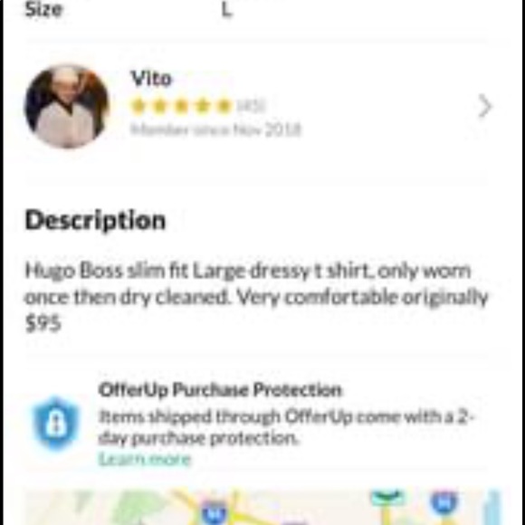 Hugo Boss size Large t shirt. - Picture 4 of 4